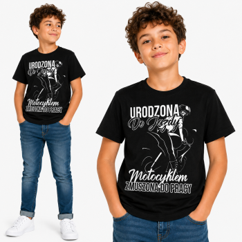 KOSZULKA urodzona do jazdy